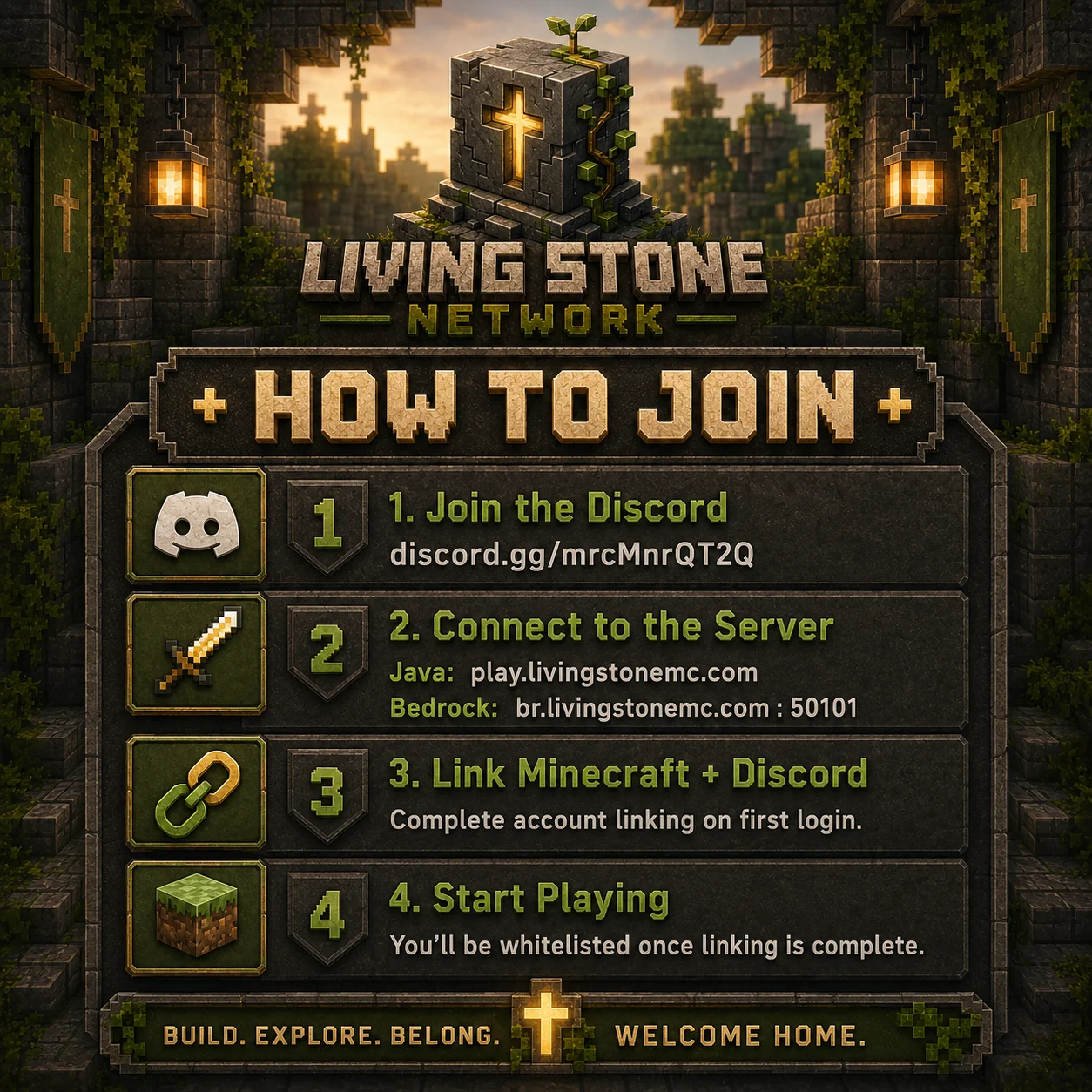 How to join the Living Stone Network